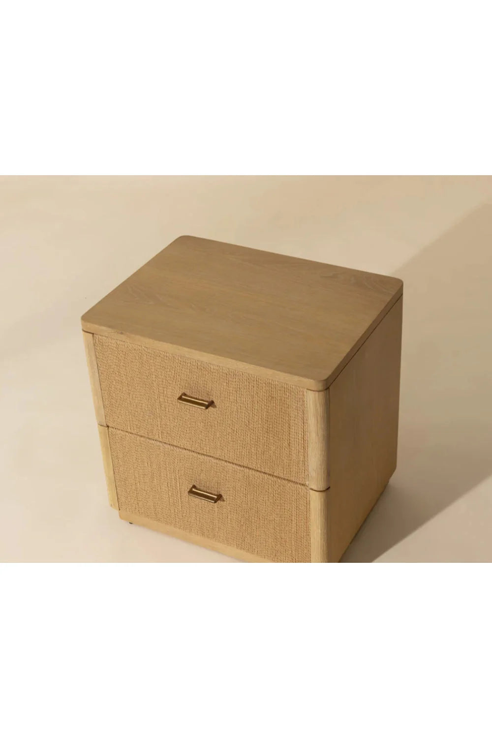 Luxury Modern Etienne Rope Nightstand European Style for Villa
