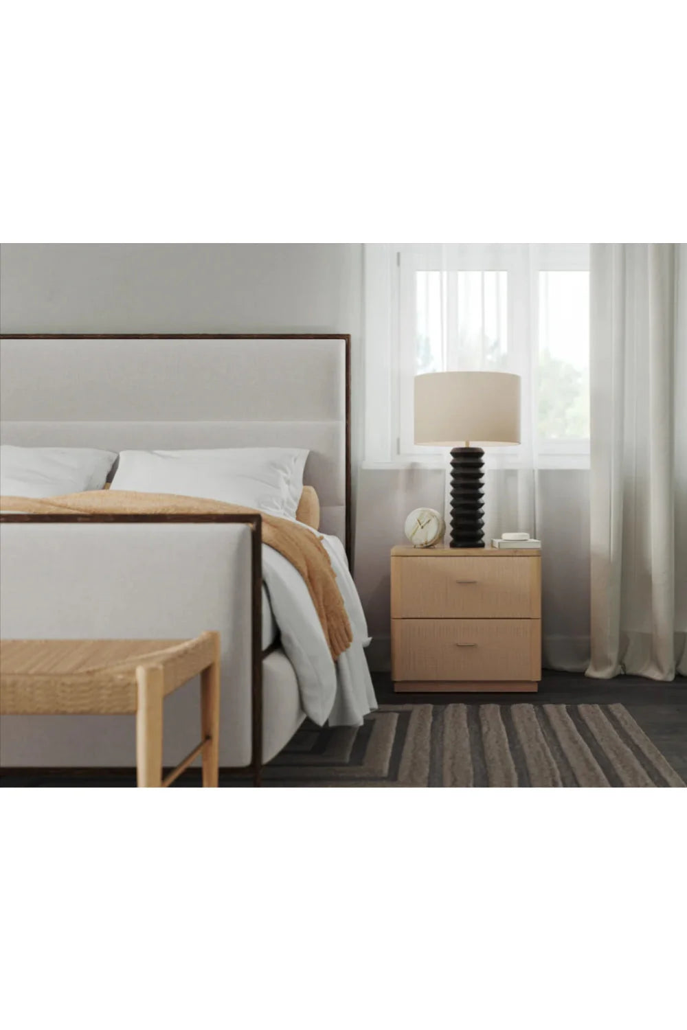 Luxury Modern Etienne Rope Nightstand European Style for Villa