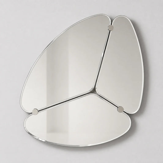 Luxury Modern Etienne Silver Mirror European Style for Villa