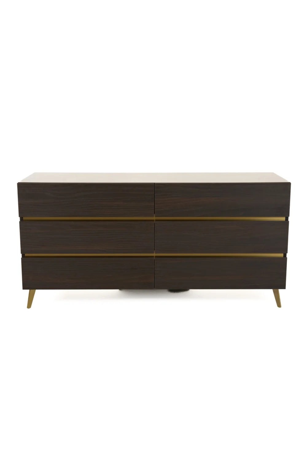 Luxury Modern Eucalyptus Wood 6-Drawer Dresser European Style for Villa