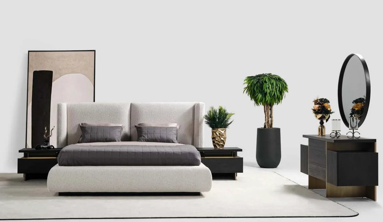 Luxury Modern Eva Bedroom Set European Style for Villa