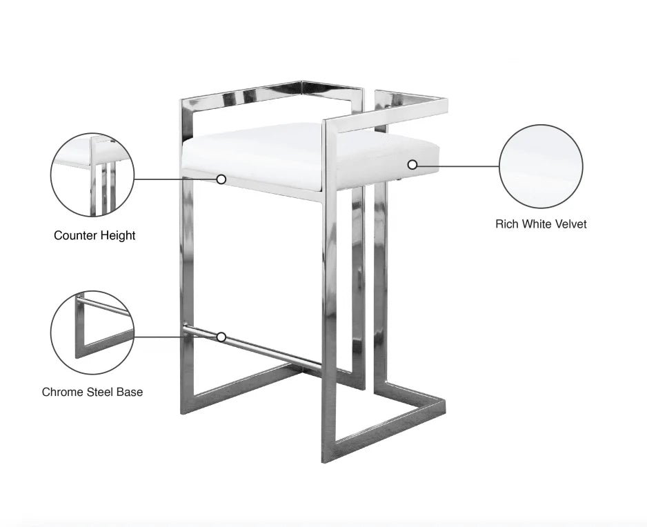Luxury Modern Ezra Counter Stool European Style for Villa