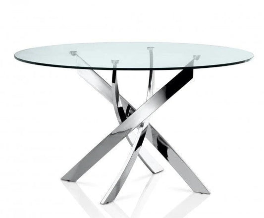 Luxury Modern Fabiano Round Dining Table European Style for Villa