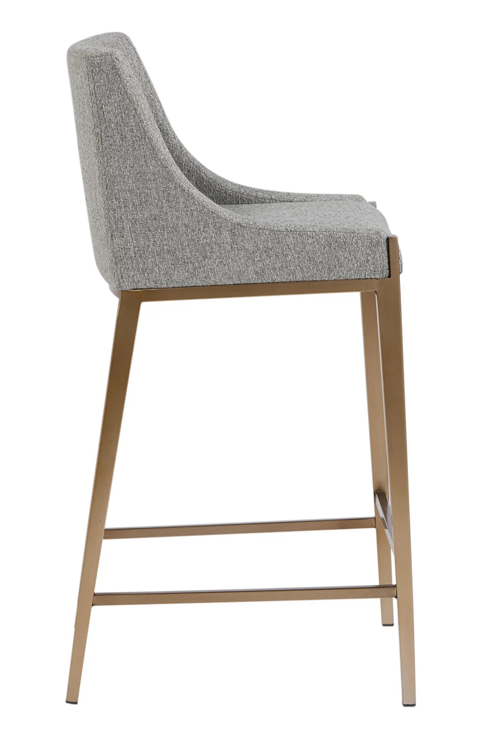 Luxury Modern Fabric Counter Stool European Style for Villa