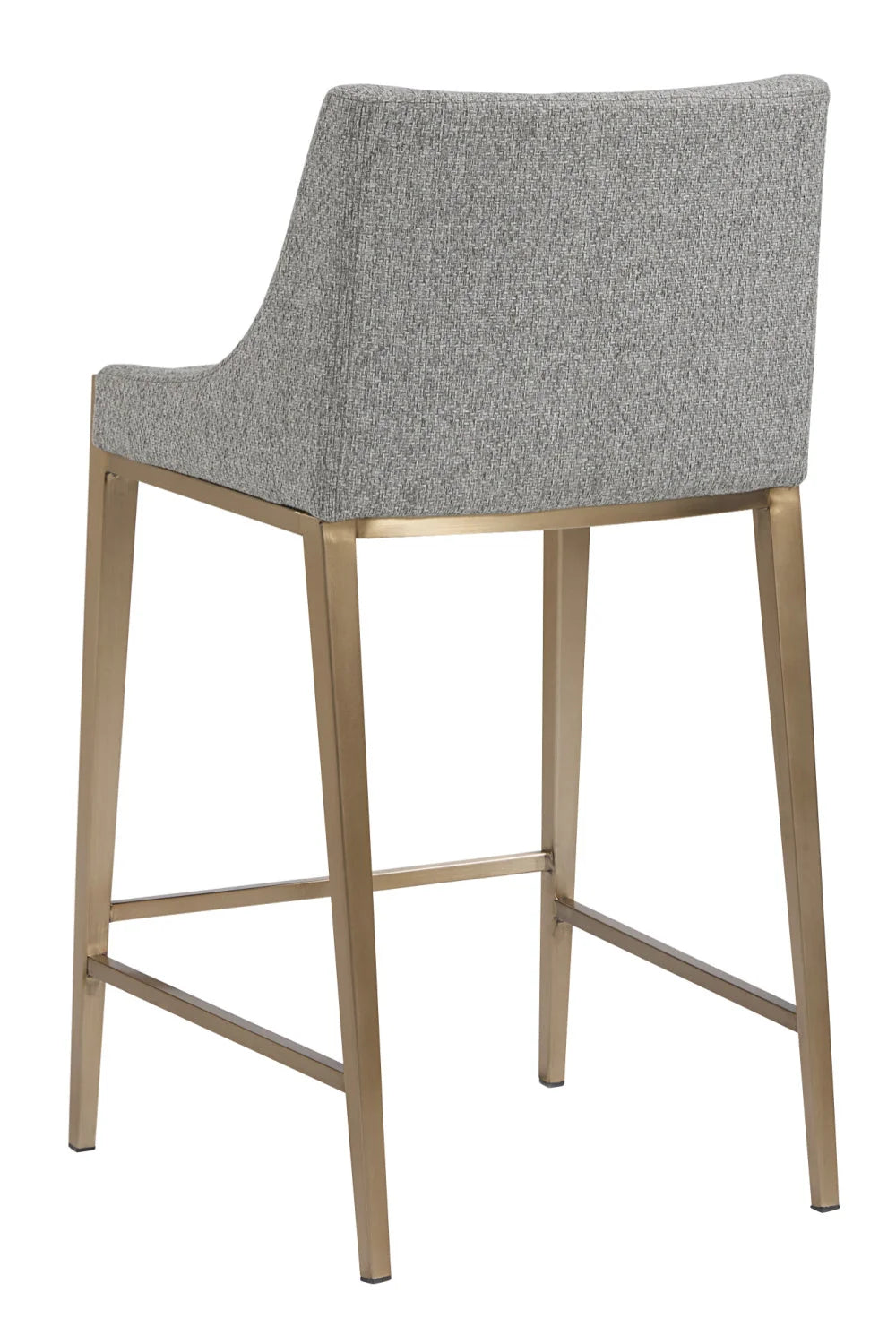 Luxury Modern Fabric Counter Stool European Style for Villa