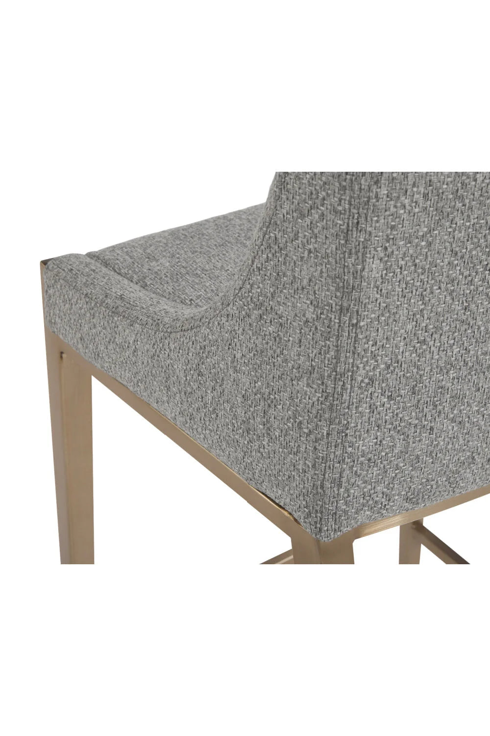 Luxury Modern Fabric Counter Stool European Style for Villa