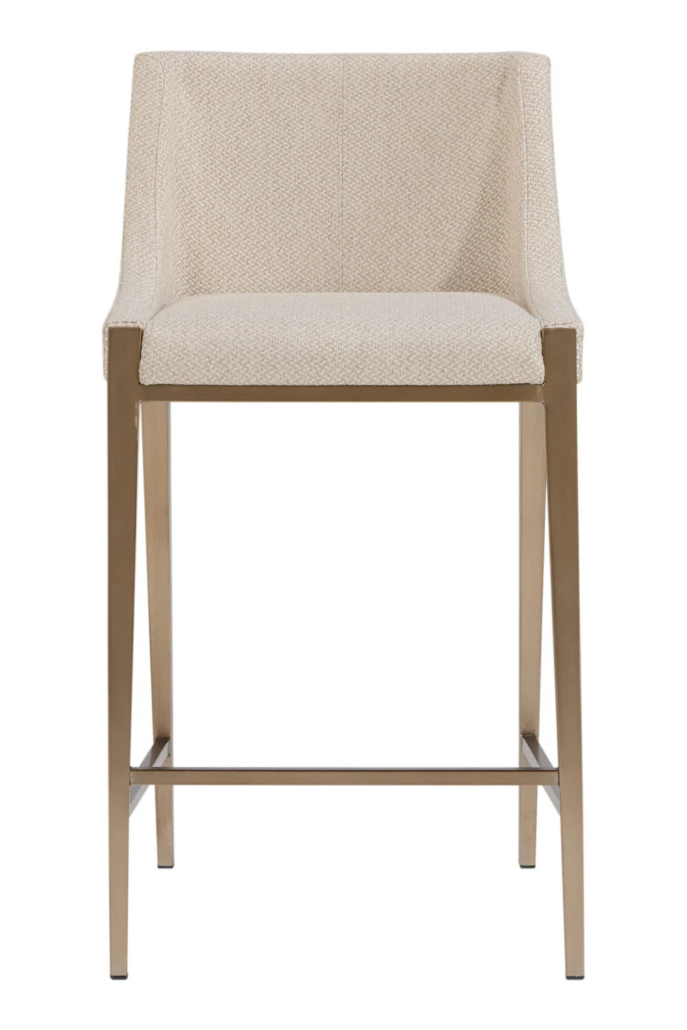 Luxury Modern Fabric Counter Stool European Style for Villa