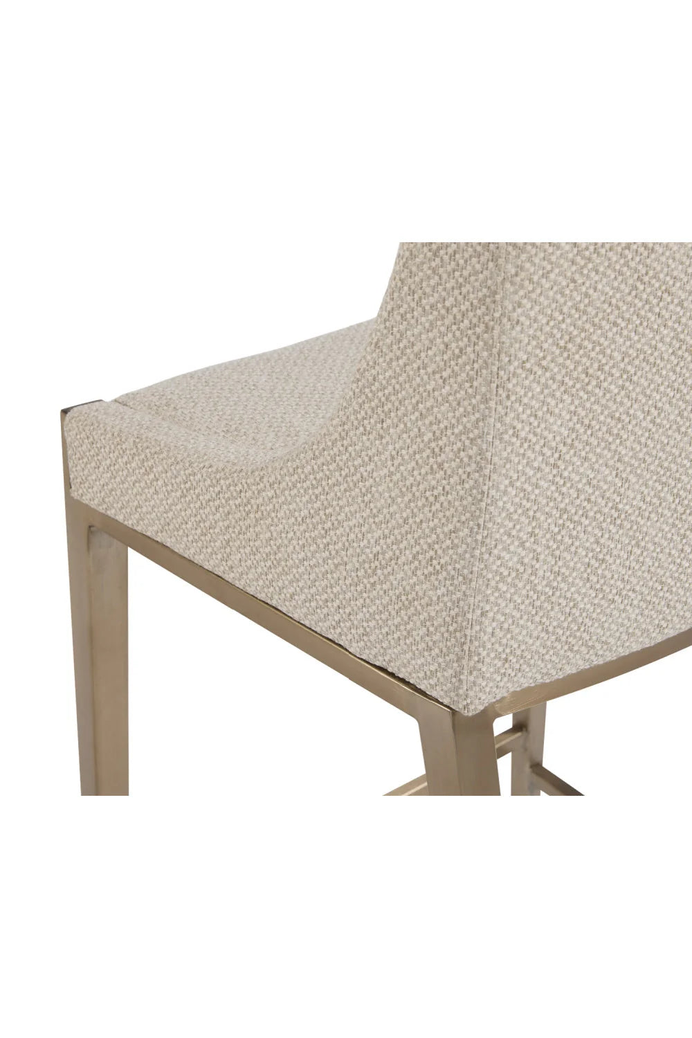 Luxury Modern Fabric Counter Stool European Style for Villa
