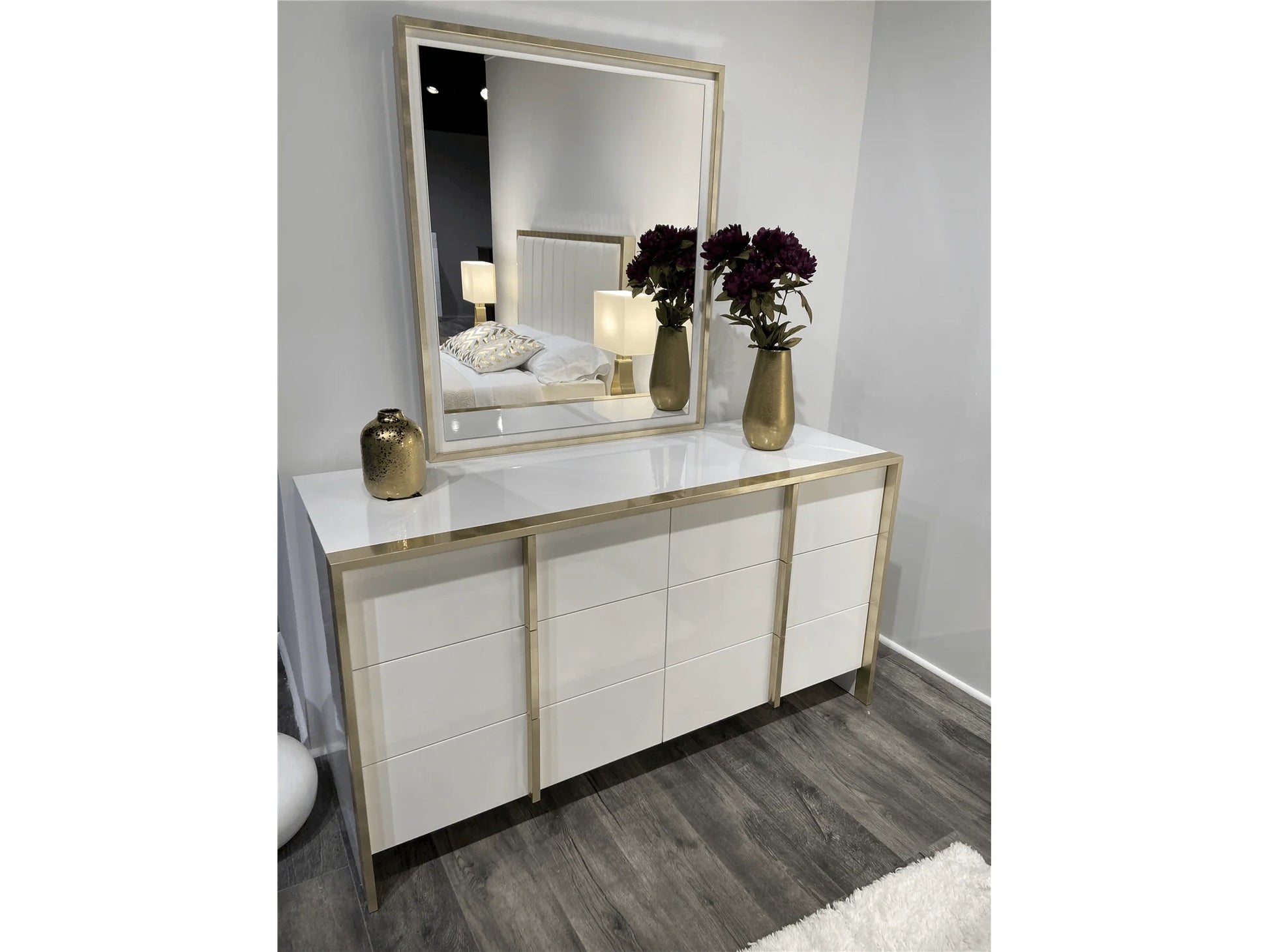 Luxury Modern Farah Bedroom Set European Style for Villa
