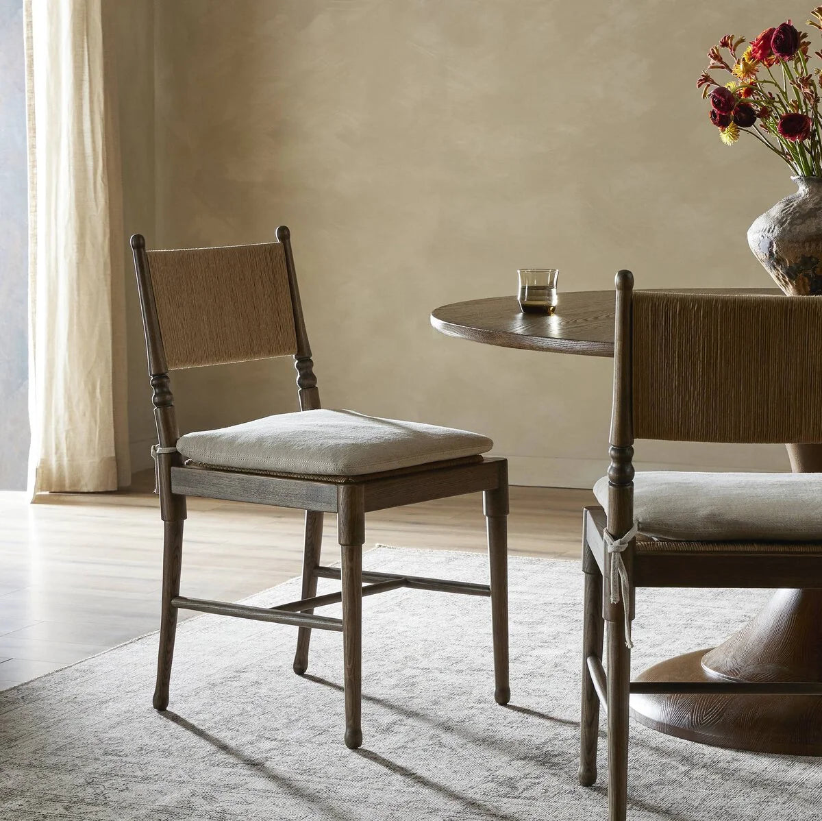 Luxury Modern Fayth Dining Chair European Style for Villa