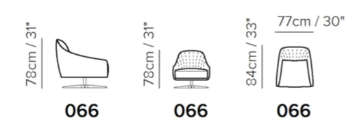 Luxury Modern Felicia Accent Chair European Style for Villa