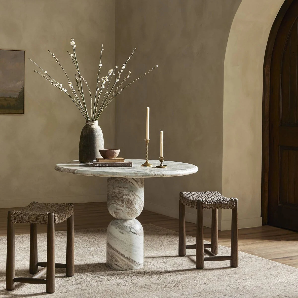 Luxury Modern Figueroa Dining Table European Style for Villa