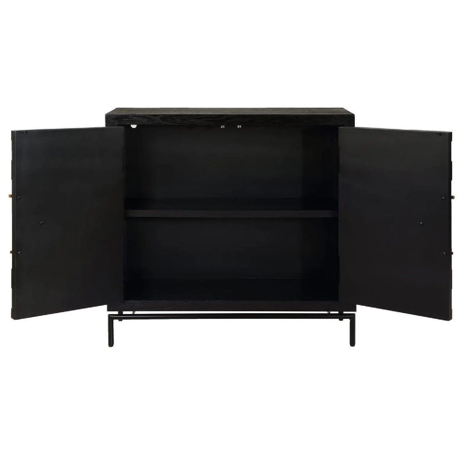 Luxury Modern Fir Wood 2-Door Cabinet European Style for Villa