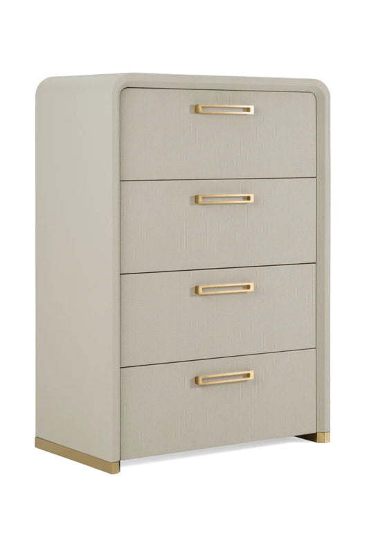 Luxury Modern Florence 4-Drawer Chest European Style for Villa