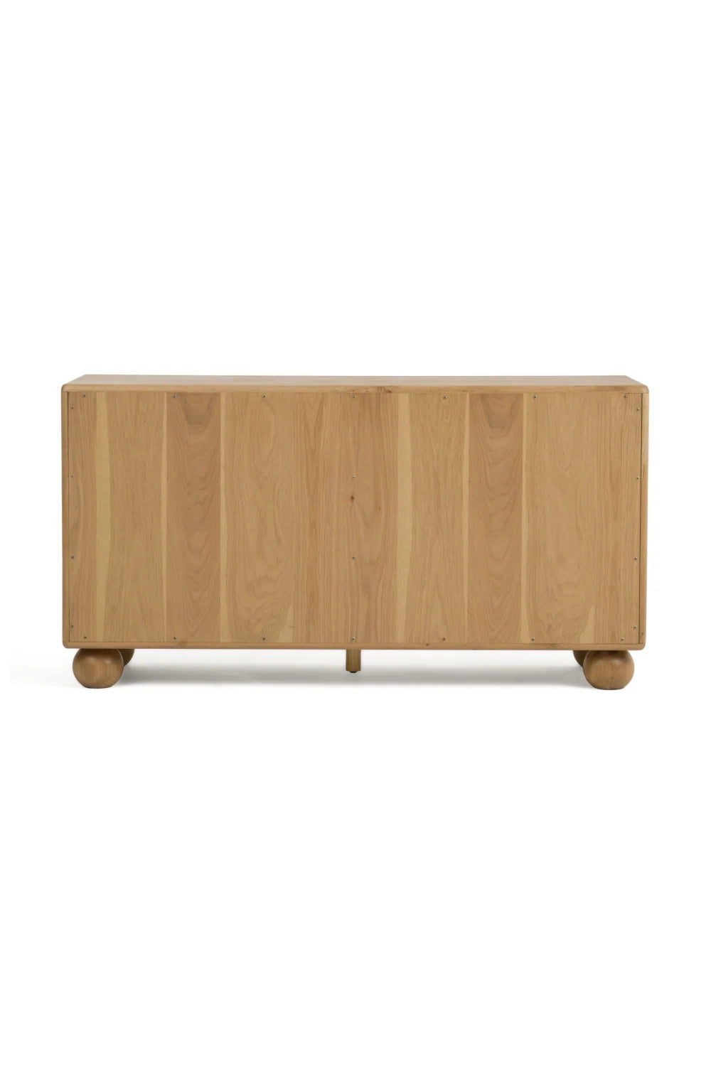 Luxury Modern Fluted Oak 6-Drawer Dresser European Style for Villa