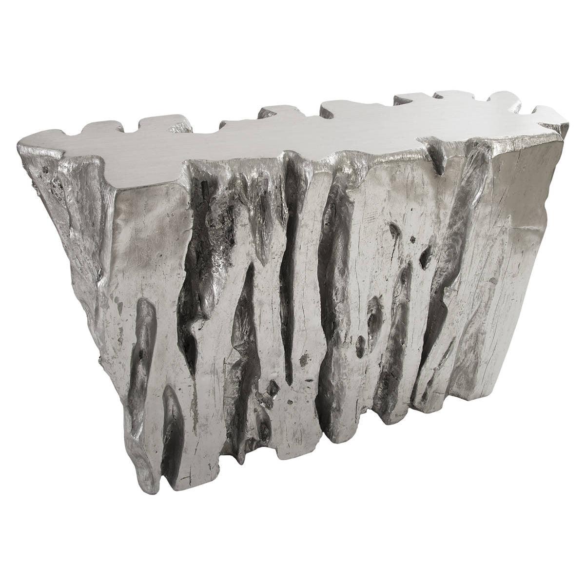 Luxury Modern Freeform Console Table European Style for Villa