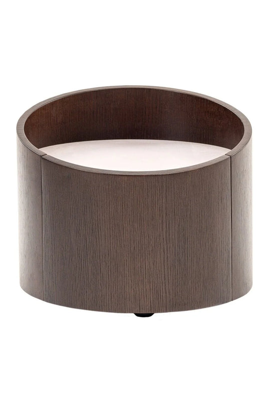 Luxury Modern Geneva Oak Nightstand European Style for Villa