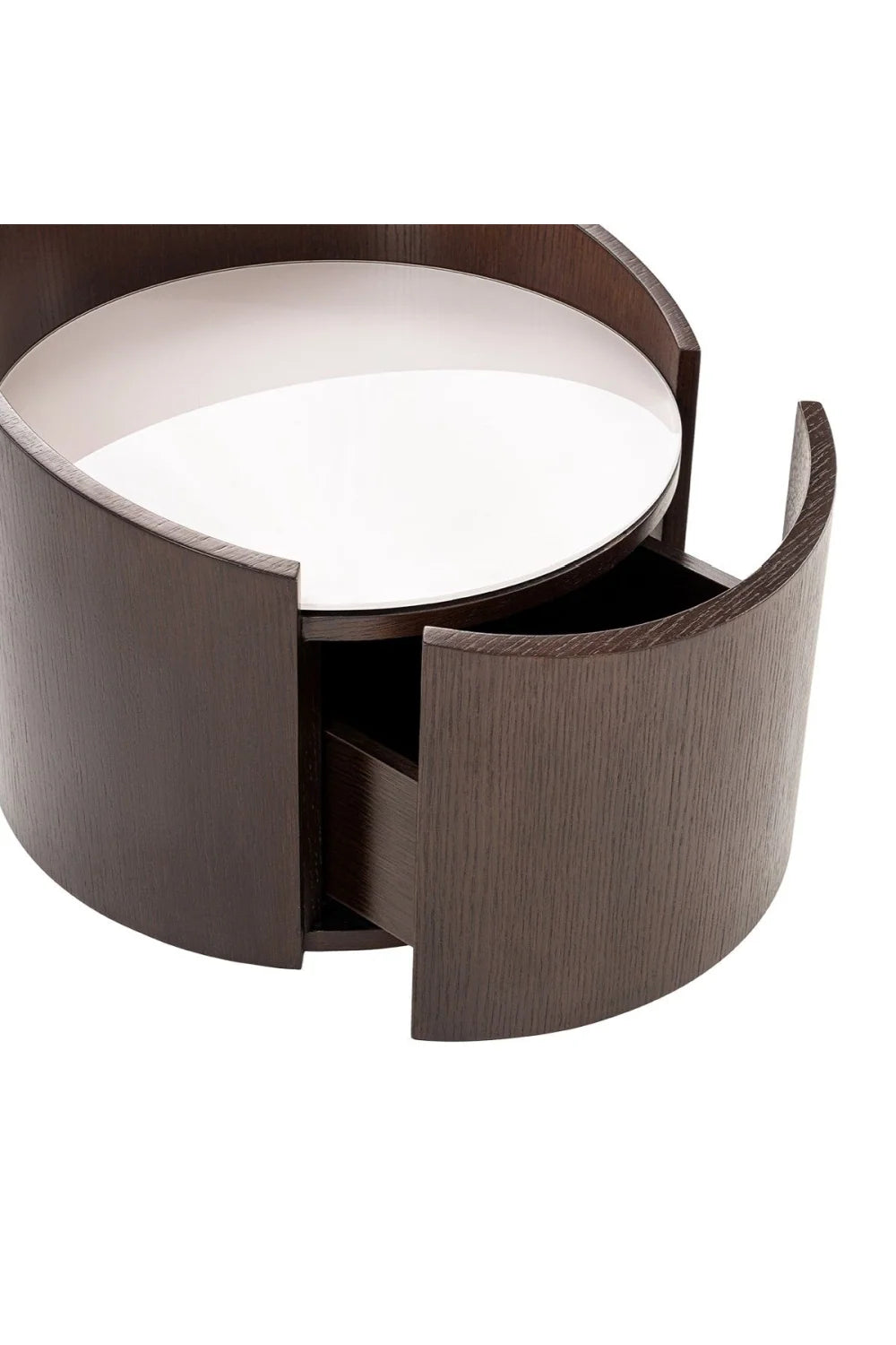 Luxury Modern Geneva Oak Nightstand European Style for Villa