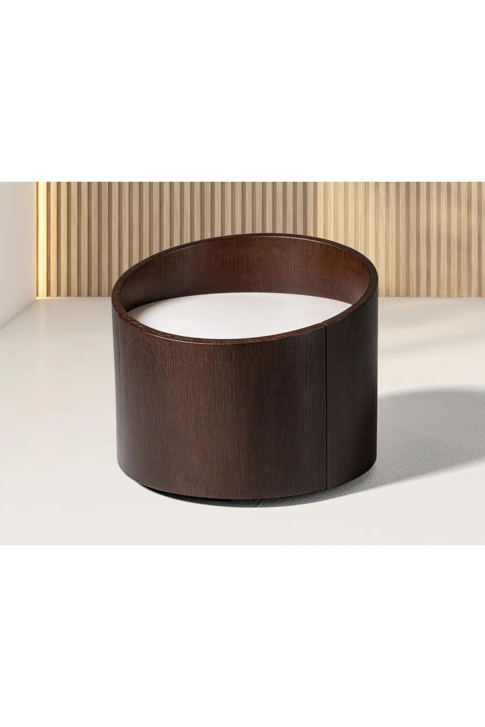 Luxury Modern Geneva Oak Nightstand European Style for Villa