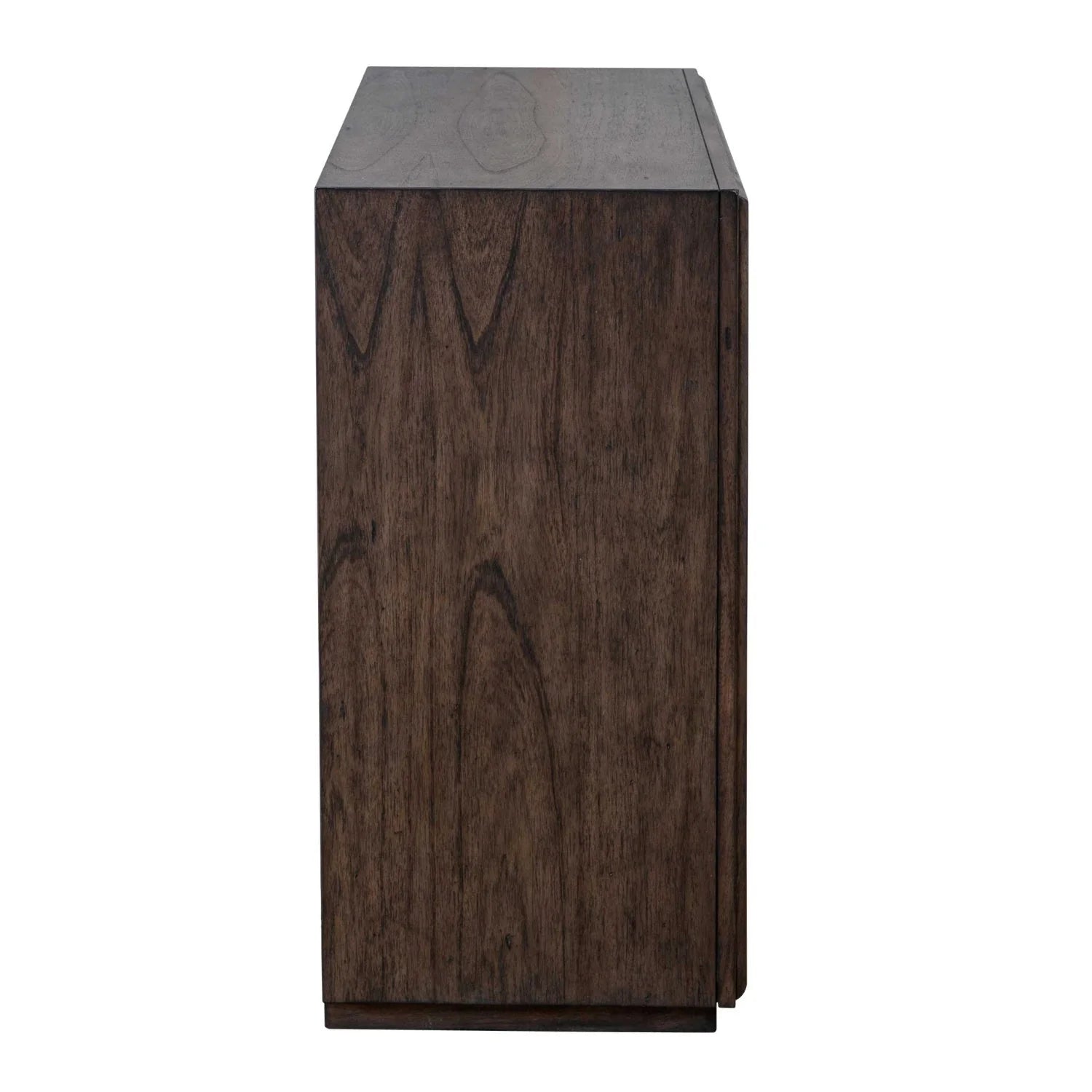 Luxury Modern Geometric Carved 4-Drawer Chest European Style for Villa