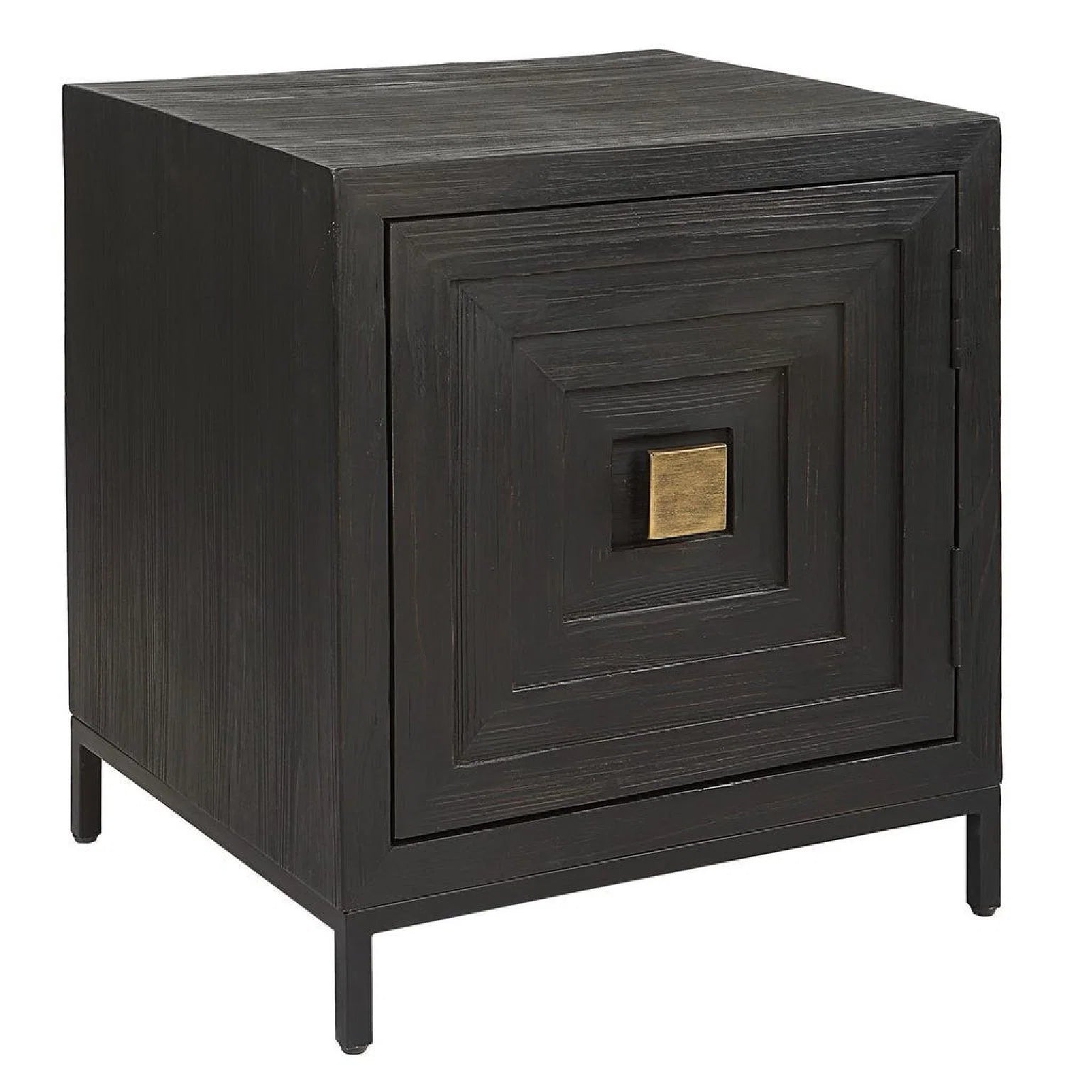 Luxury Modern Geometric Wooden Accent Cabinet European Style for Villa