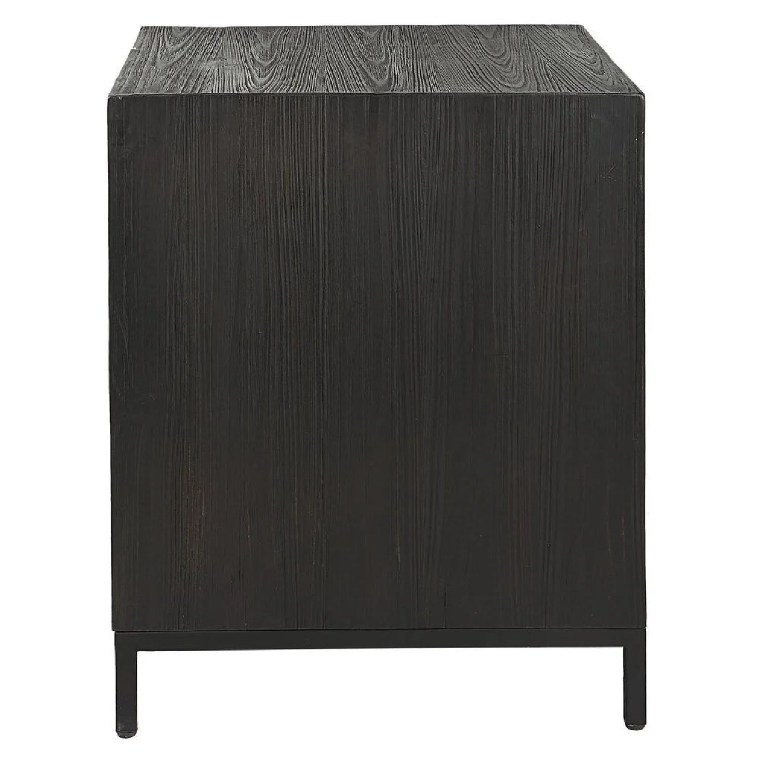 Luxury Modern Geometric Wooden Accent Cabinet European Style for Villa
