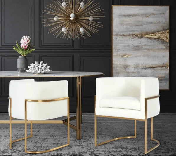 Luxury Modern Geraldine Dining Chair European Style for Villa