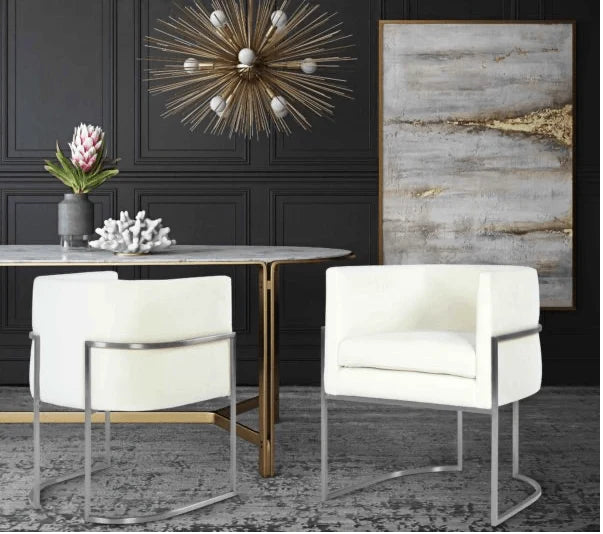 Luxury Modern Geraldine Dining Chair European Style for Villa