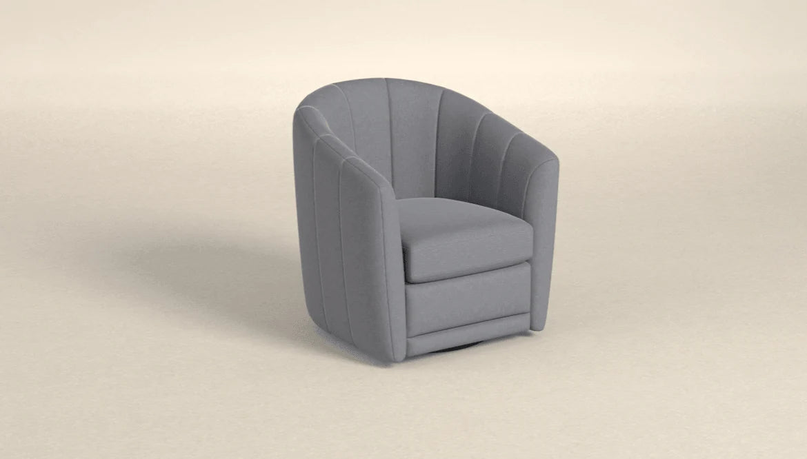 Luxury Modern Giada Swivel Accent Chair European Style for Villa