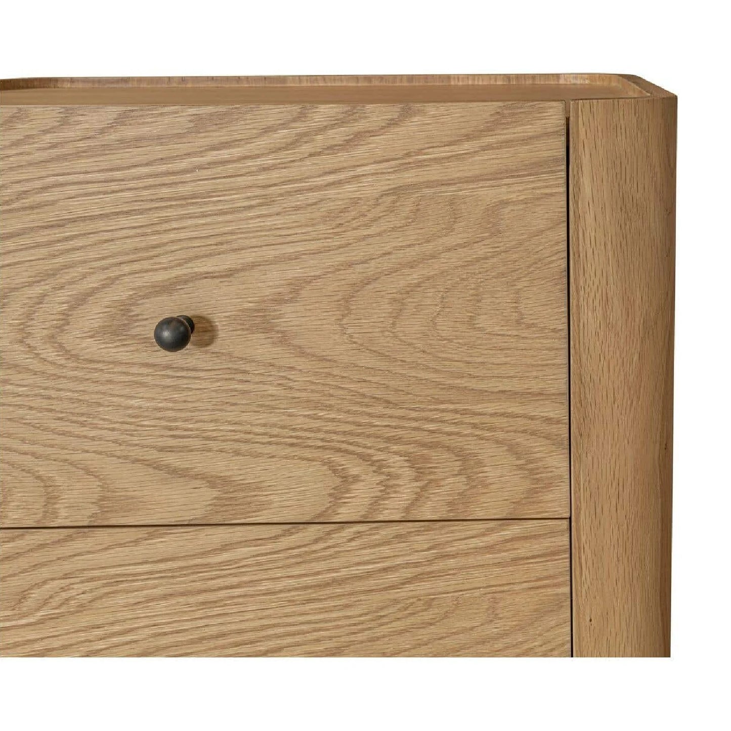 Luxury Modern Gibson 2-Drawer Nightstand European Style for Villa