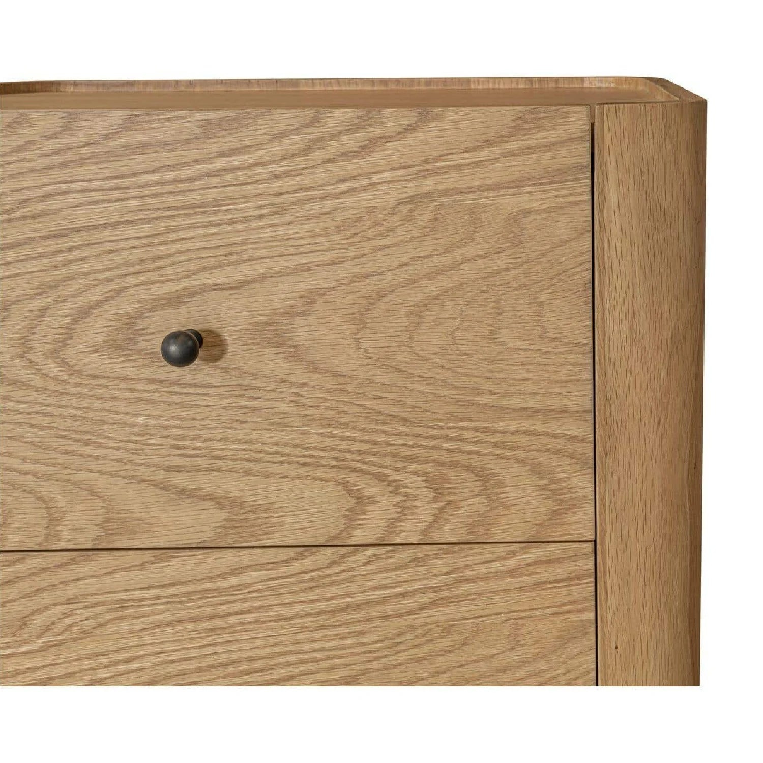 Luxury Modern Gibson 2-Drawer Nightstand European Style for Villa