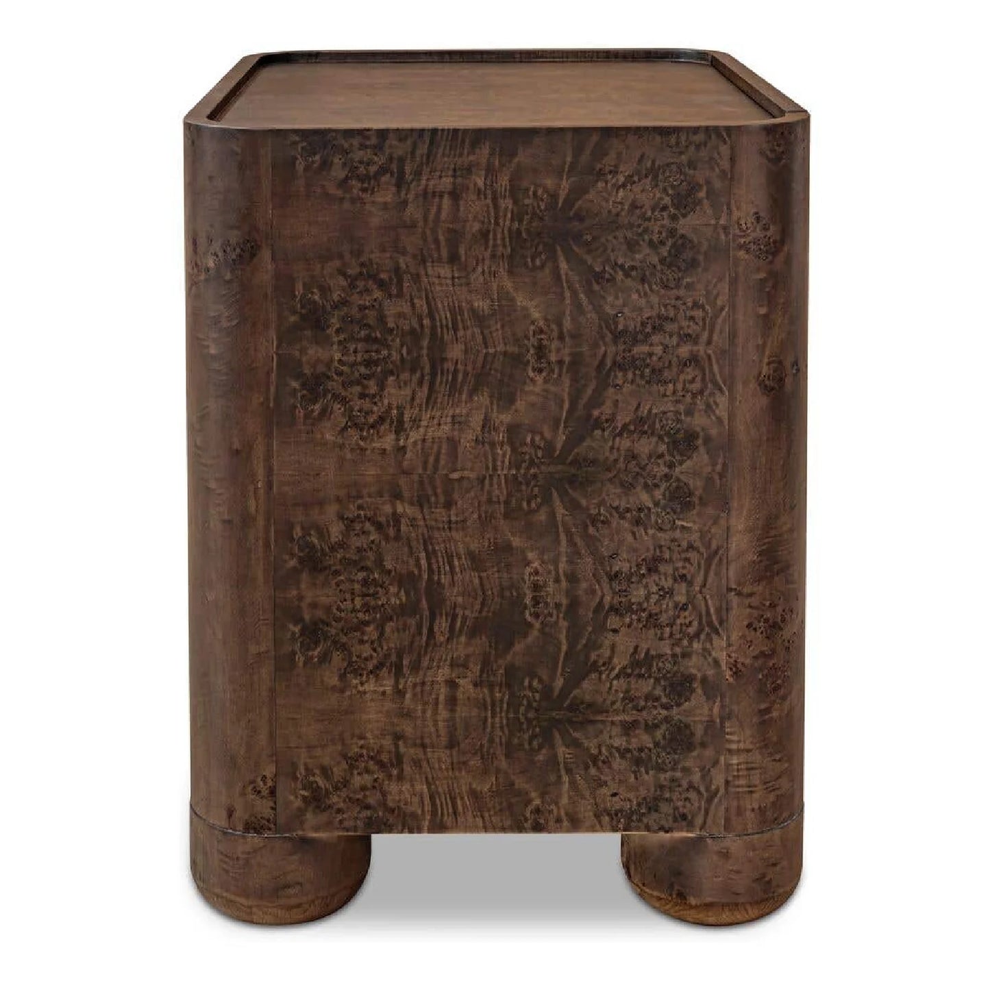 Luxury Modern Gibson 2-Drawer Nightstand European Style for Villa