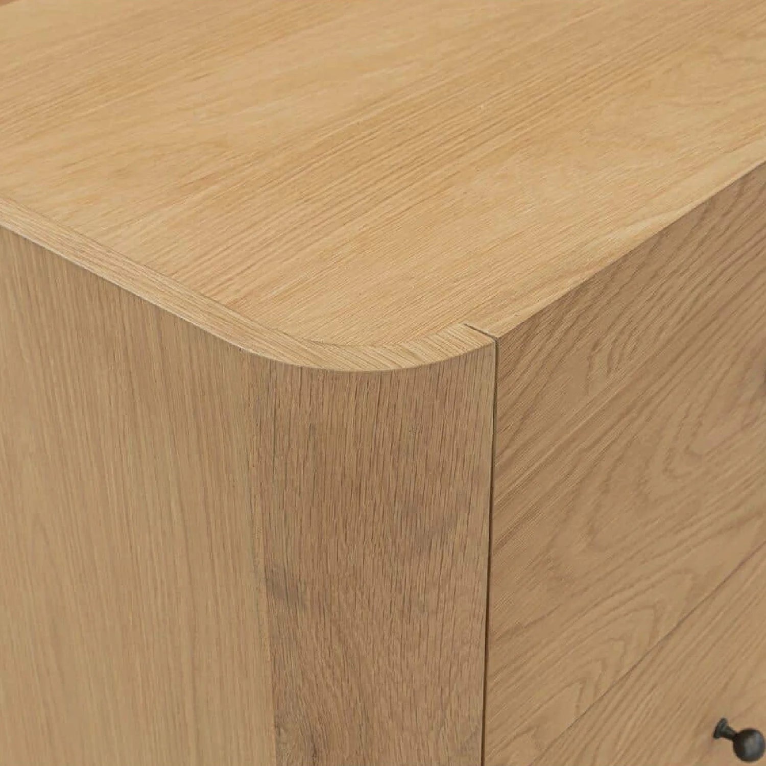 Luxury Modern Gibson 2-Drawer Nightstand European Style for Villa