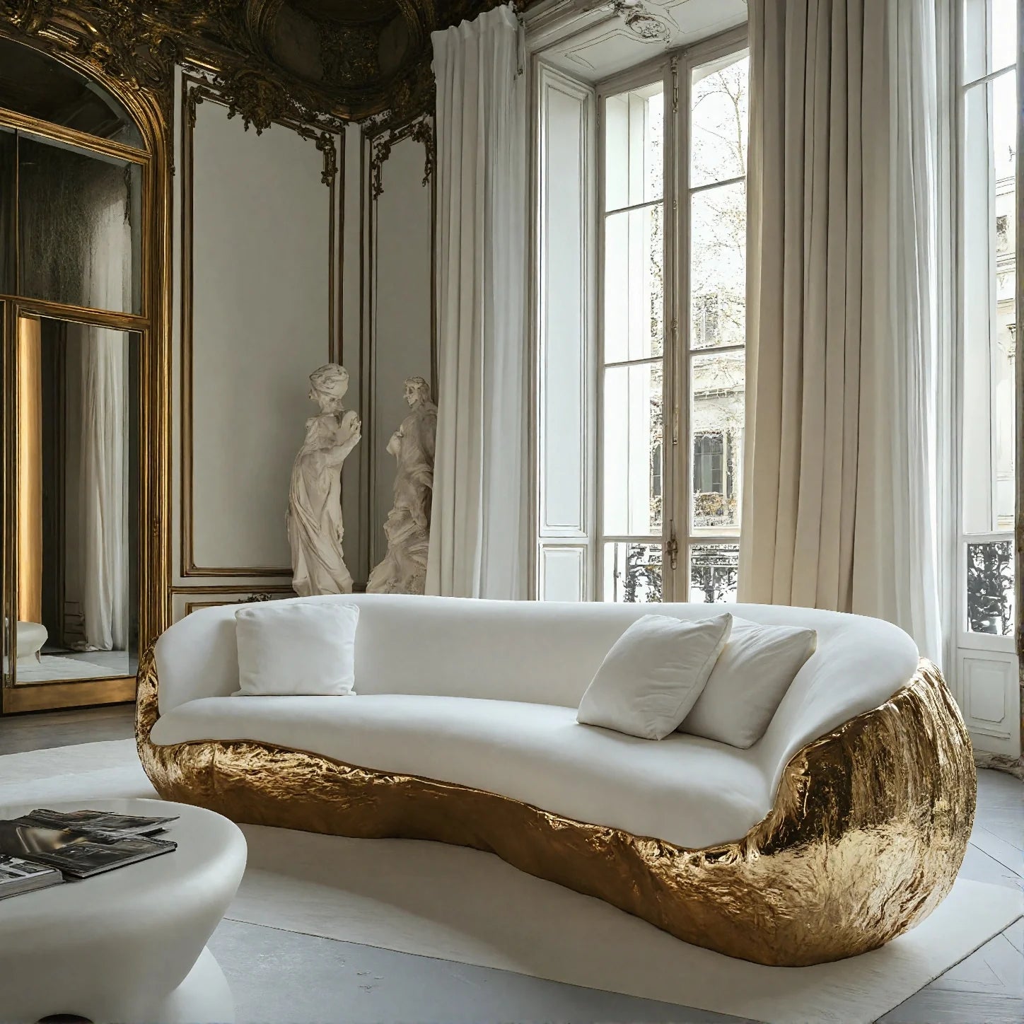 Luxury Modern Gildra Sofa European Style for Villa