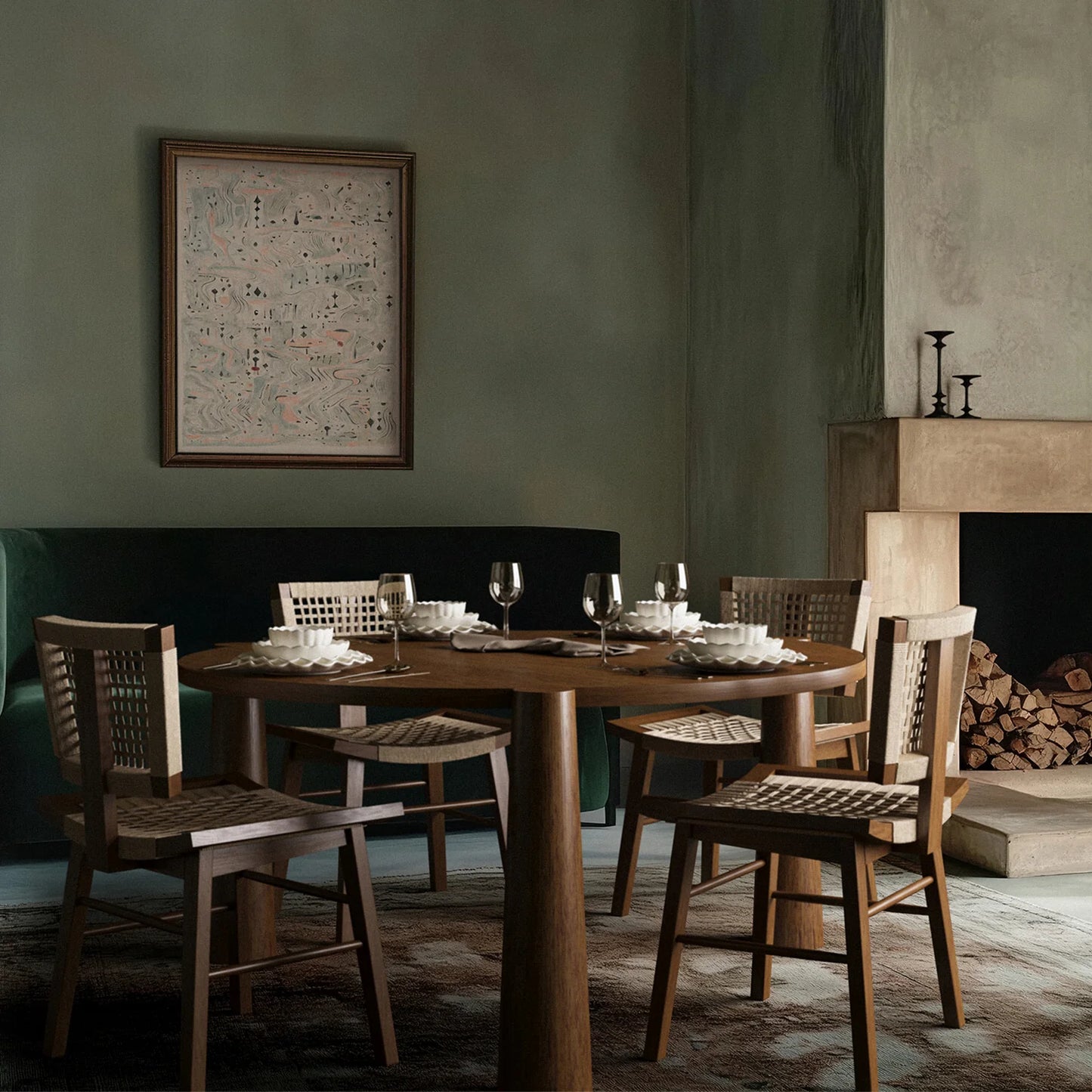 Luxury Modern Girard Dining Table European Style for Villa