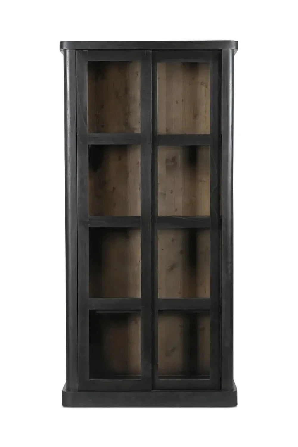 Luxury Modern Glass Tall Cabinet European Style for Villa