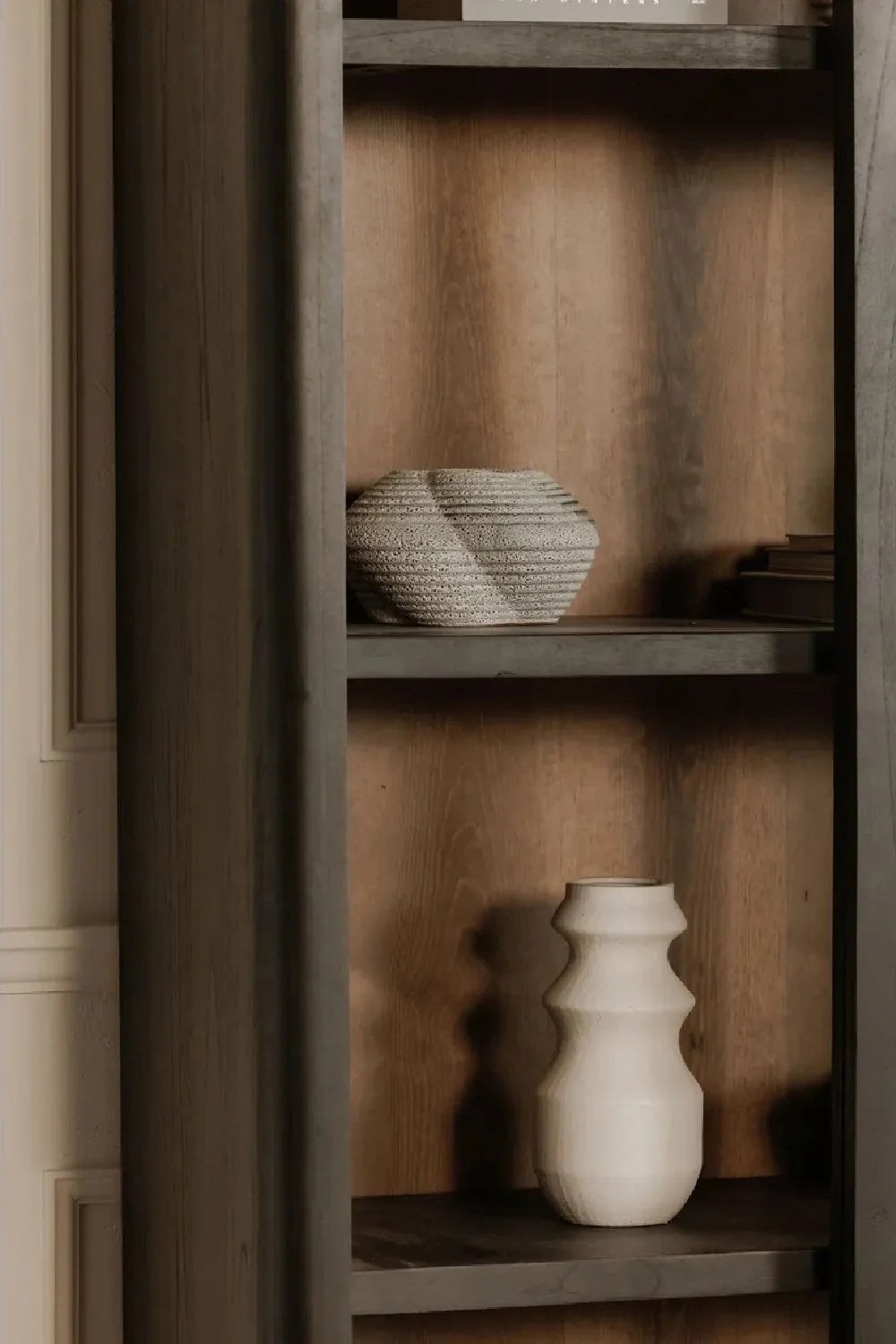 Luxury Modern Glass Tall Cabinet European Style for Villa