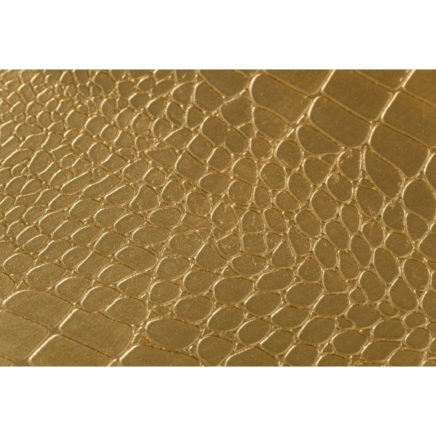 Luxury Modern Gold Crocodile Mirror Console Table European Style for Villa