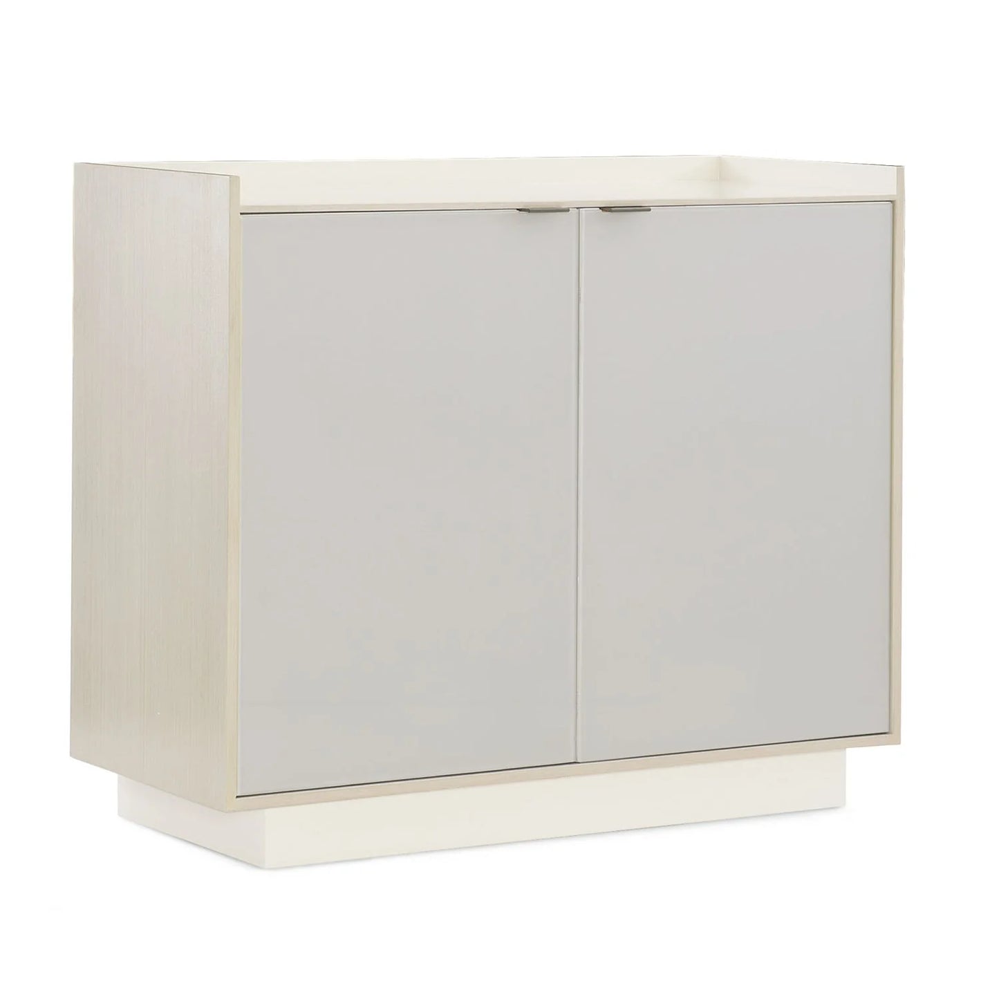 Luxury Modern Gray 2-Door Chest European Style for Villa