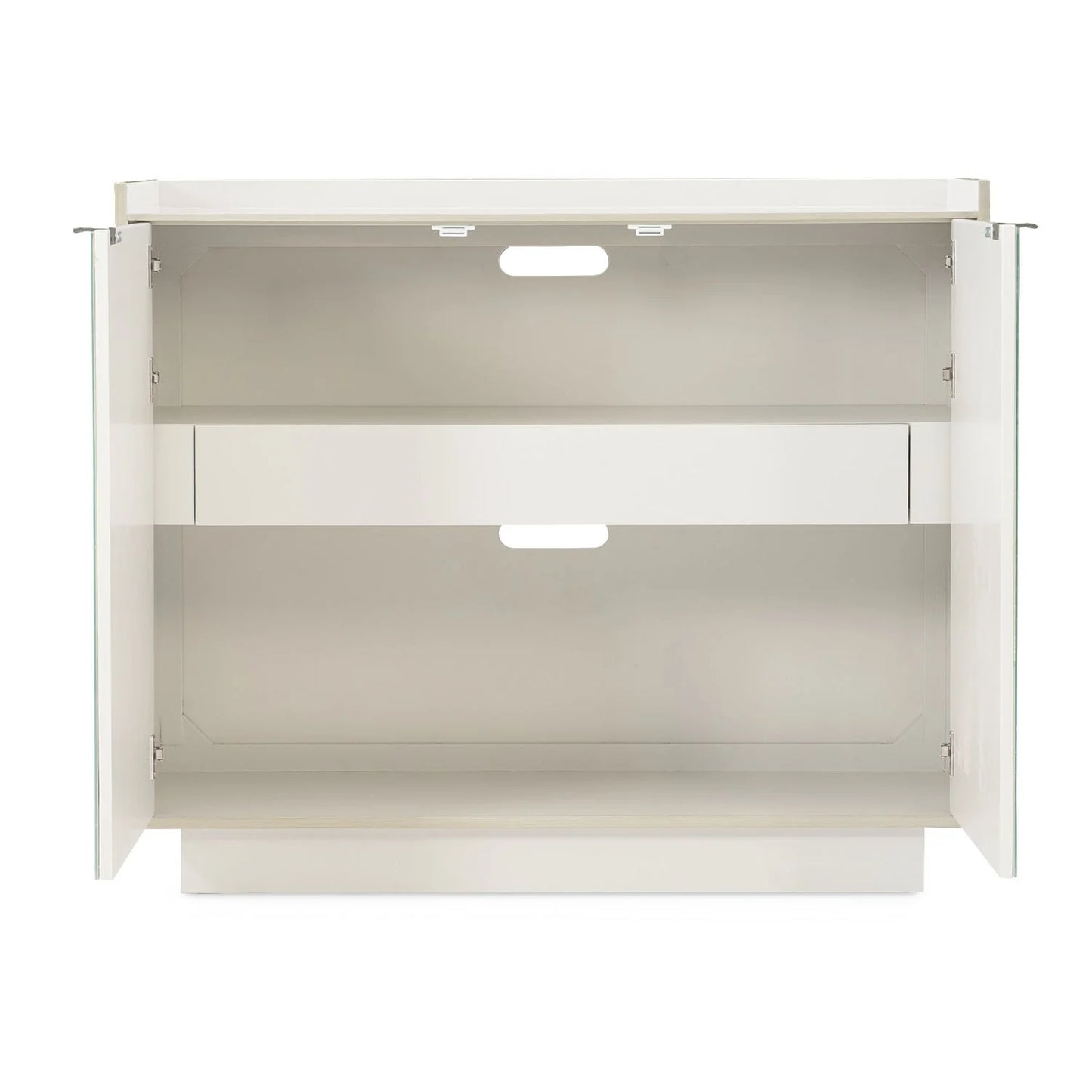 Luxury Modern Gray 2-Door Chest European Style for Villa