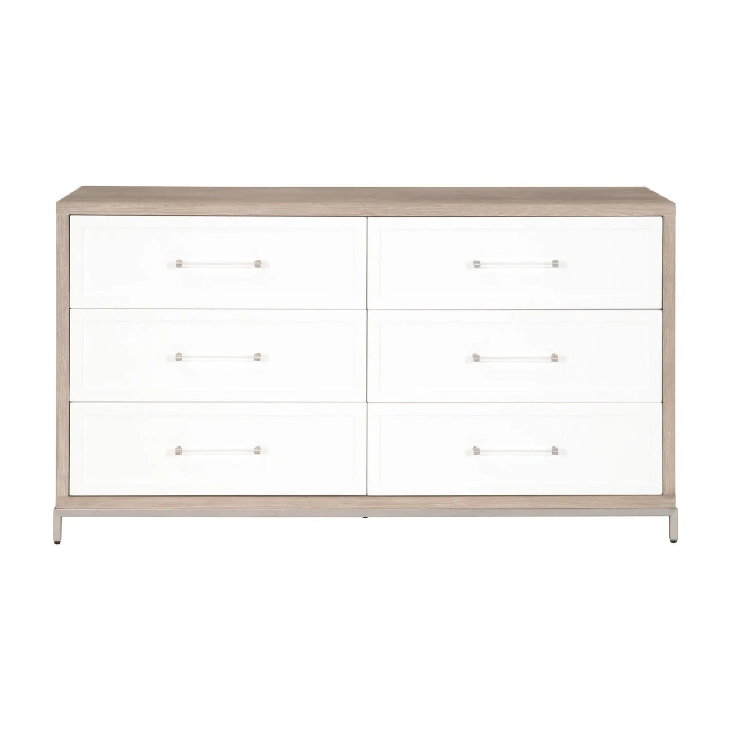 Luxury Modern Gray Acacia Dresser European Style for Villa