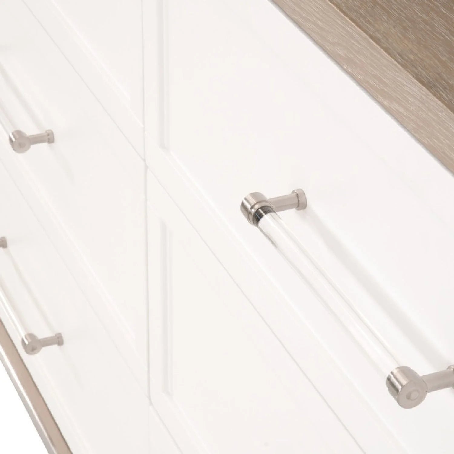 Luxury Modern Gray Acacia Dresser European Style for Villa