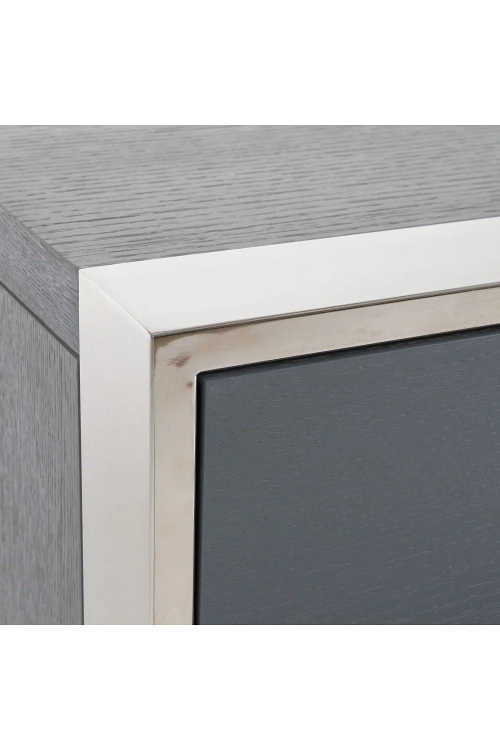 Luxury Modern Gray Elm 6-Drawer Dresser European Style for Villa