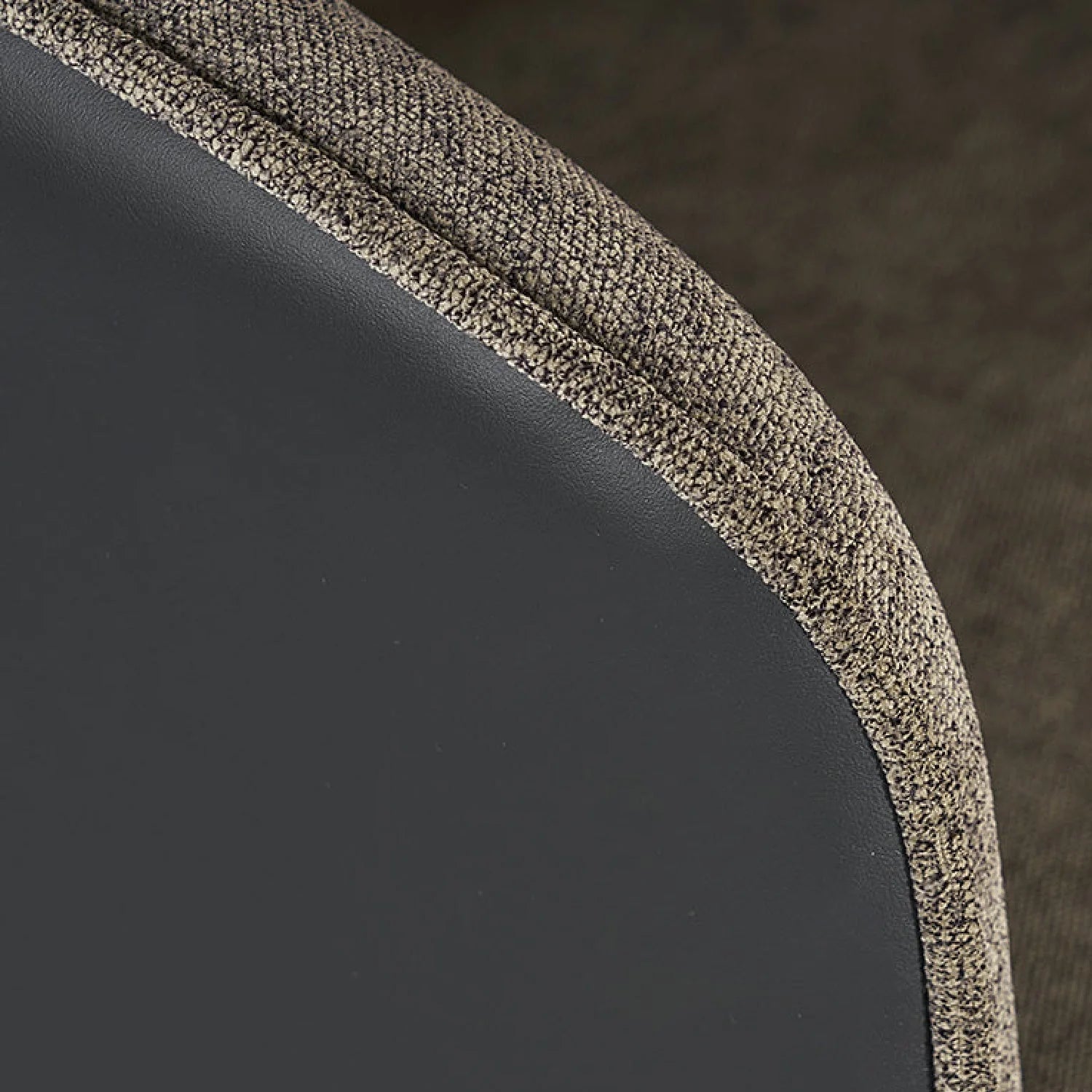 Luxury Modern Gray Fabric Bar Stool European Style for Villa