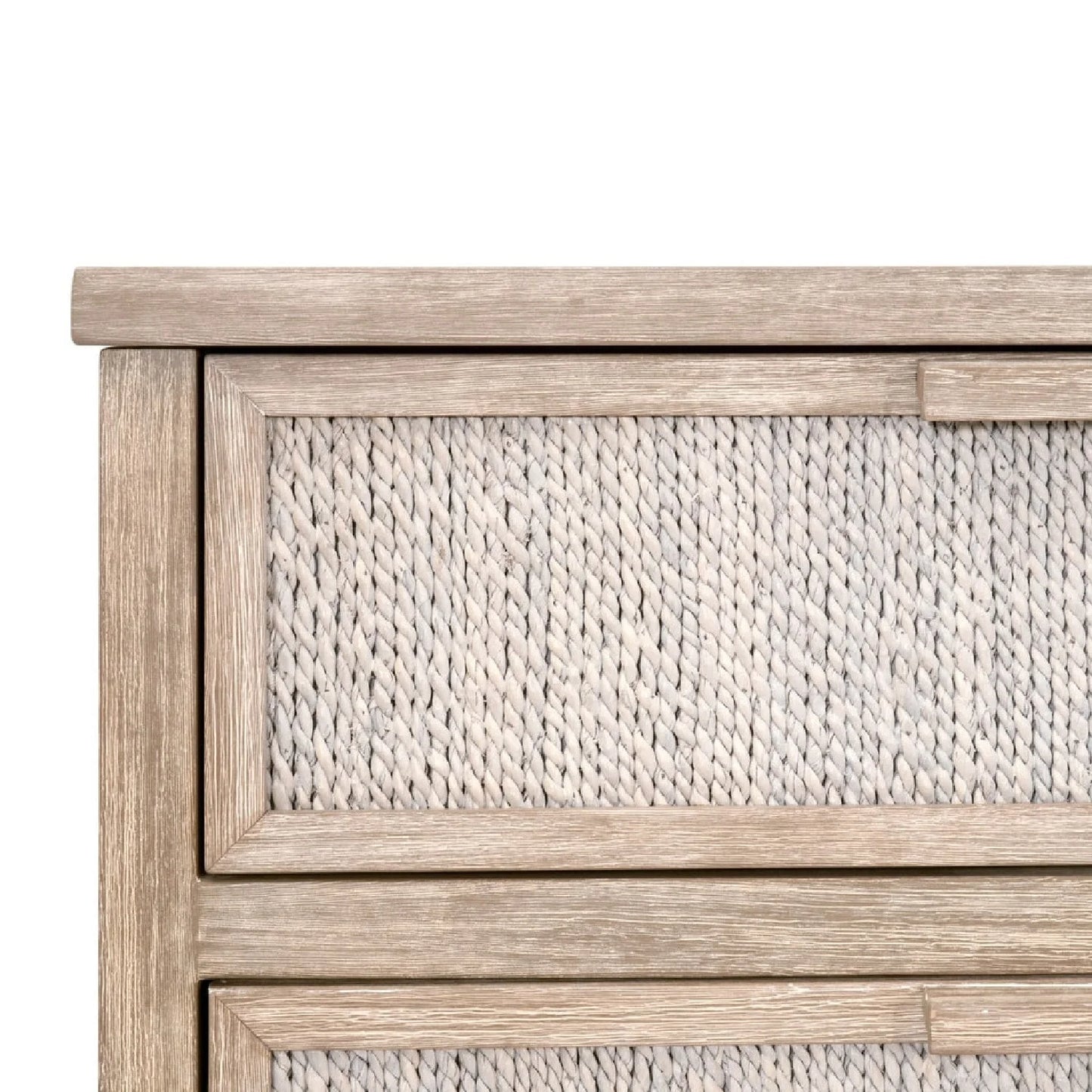Luxury Modern Gray Mahogany Dresser European Style for Villa