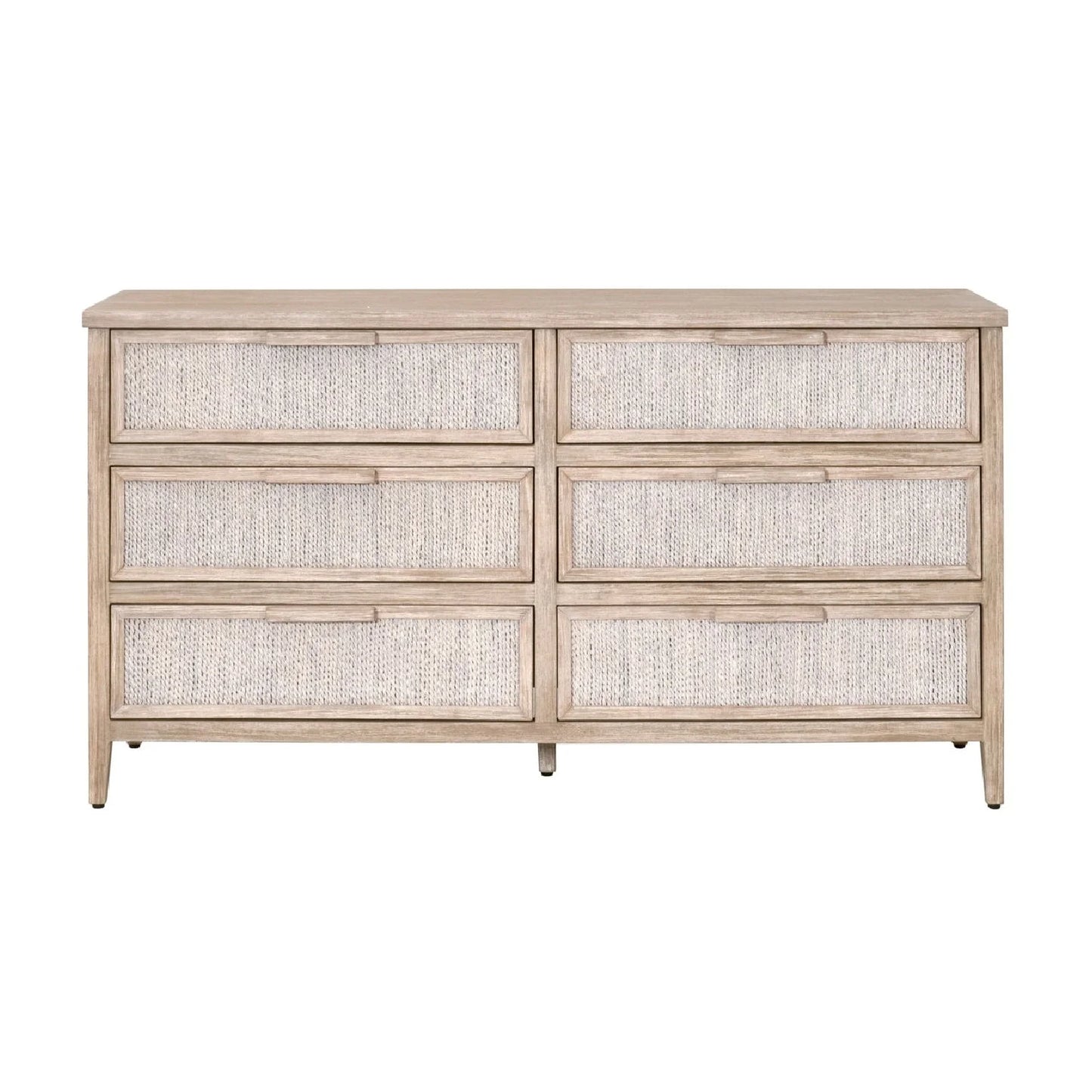 Luxury Modern Gray Mahogany Dresser European Style for Villa