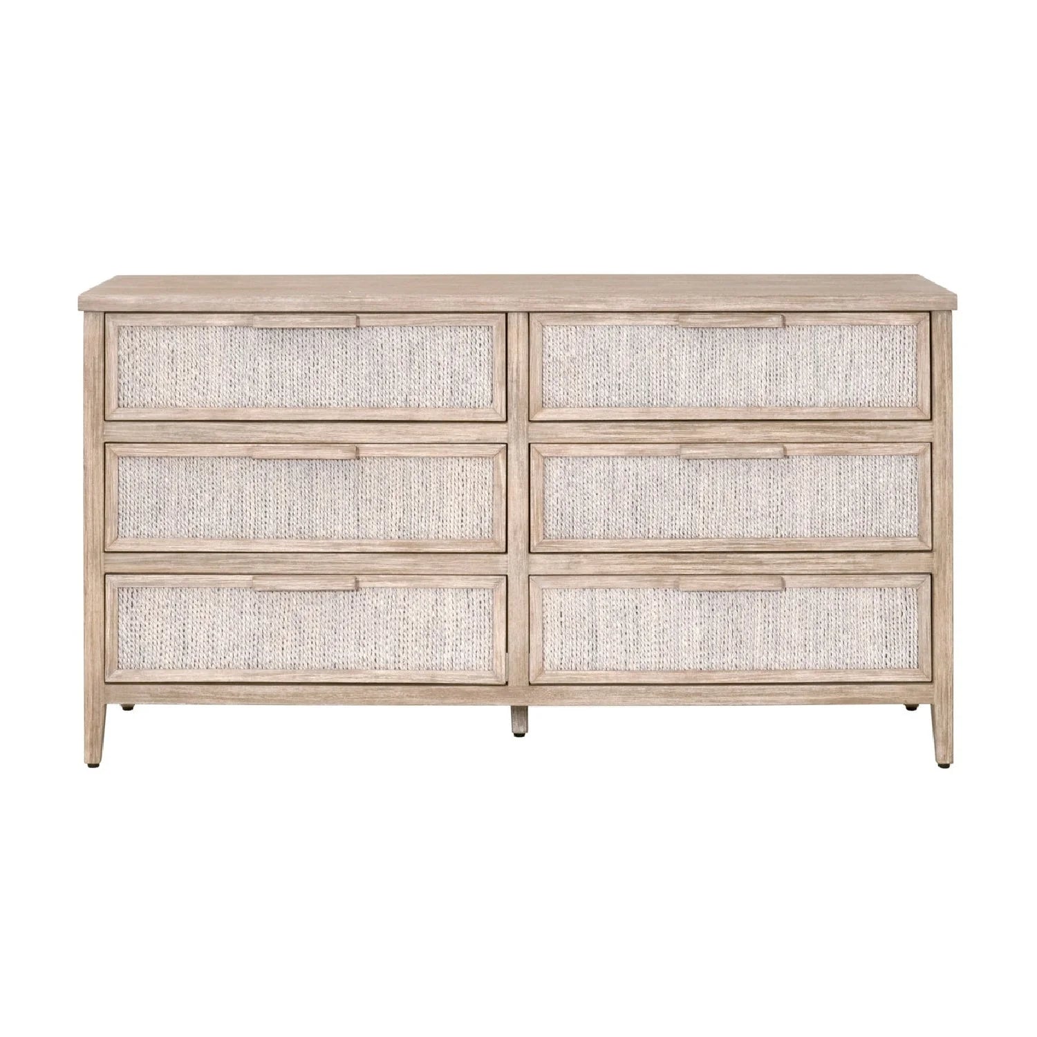Luxury Modern Gray Mahogany Dresser European Style for Villa