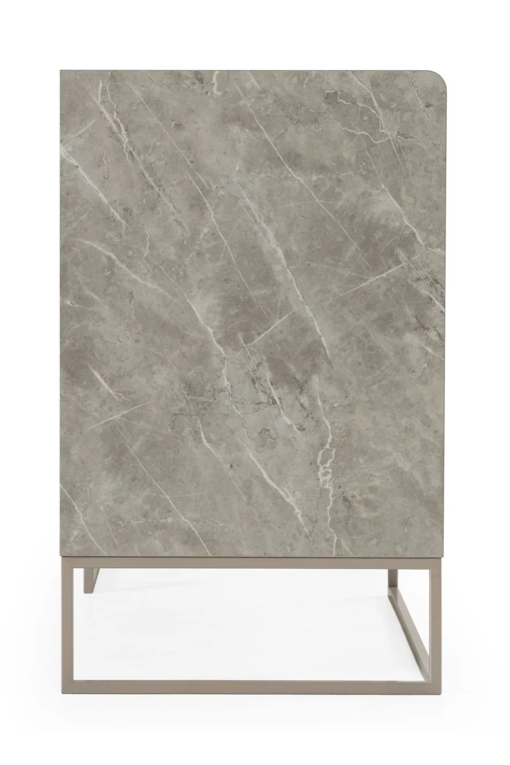 Luxury Modern Gray Marble Six Drawer Dresser European Style for Villa