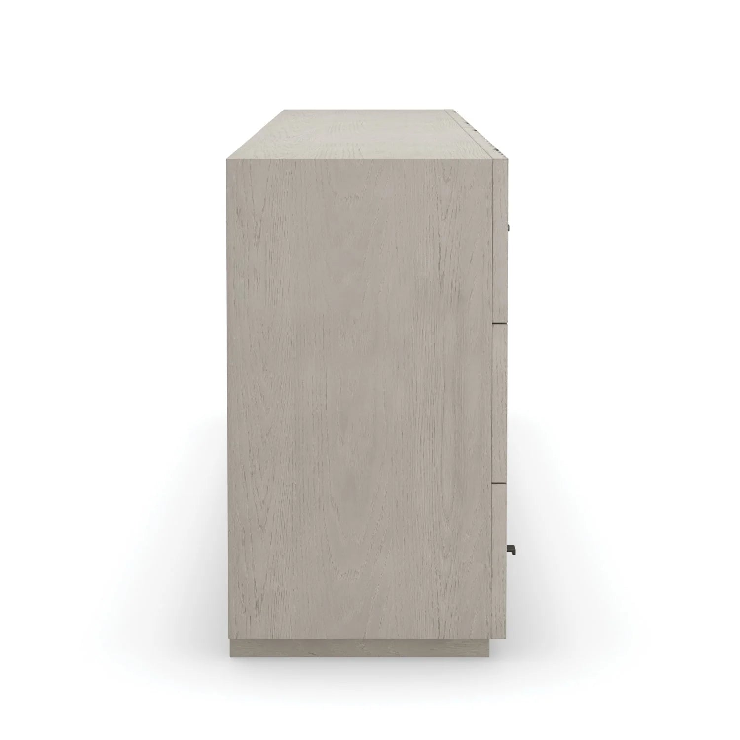 Luxury Modern Gray Slatted 6-Drawer Dresser European Style for Villa