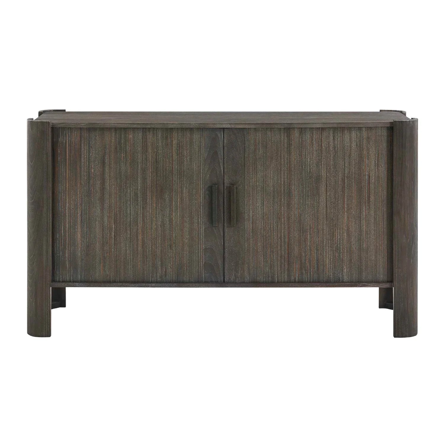Luxury Modern Gray Wood Sliding Door Cabinet European Style for Villa
